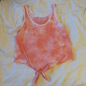 PacSun Kirra Front Tie Tank Top