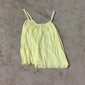 pretty yellow tank top