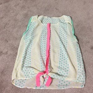 patterned American eagle tank top