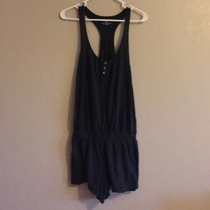 Black VS racerback romper