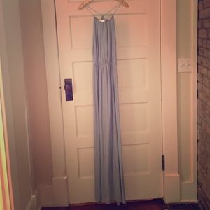 Very pretty light blue long Zara dress