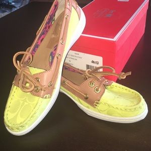New Coach Sperry-Like Boat Shoes Flats