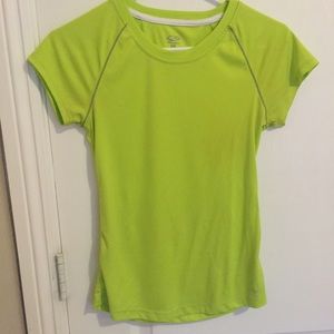 Lime green compression tee