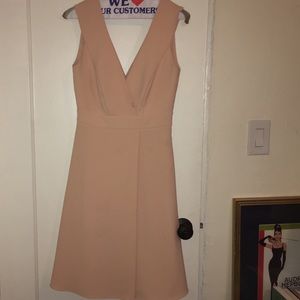 On trend nude dress