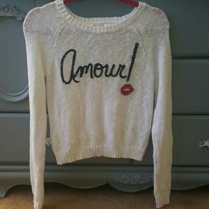 Amour knit sweater