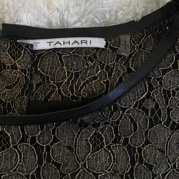 SOLD T TAHARI lace blouse - Picture 4 of 4