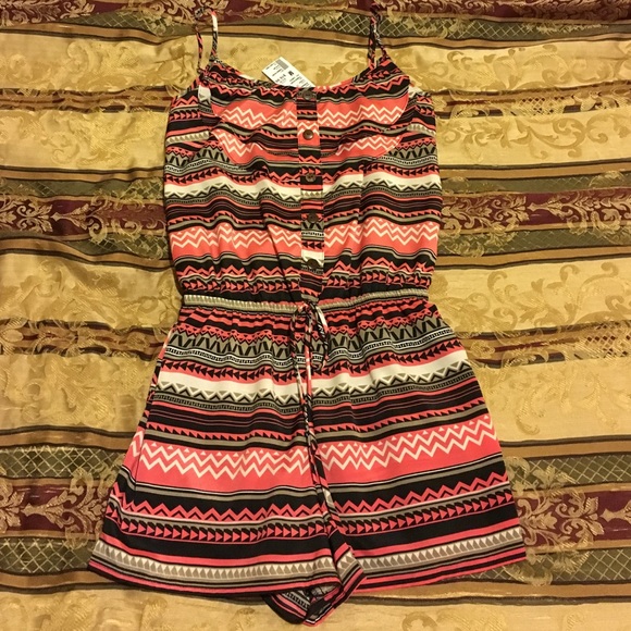 Tribal Print Romper