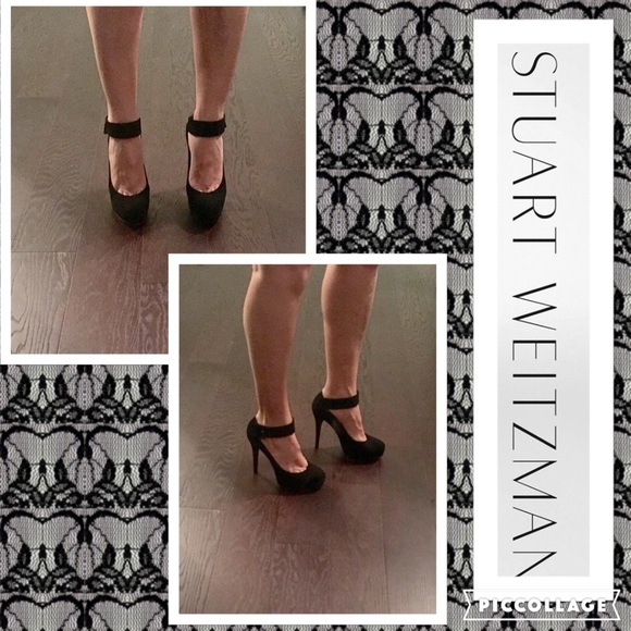 Stuart Weitzman Strap Pumps - Black