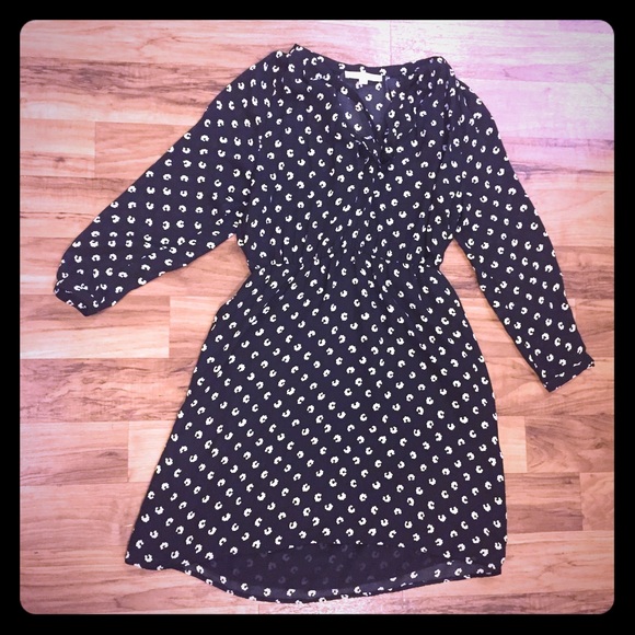 Black and White LOFT dress
