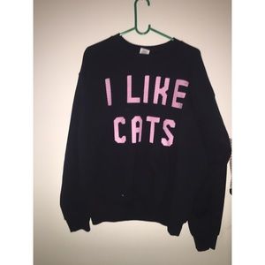 I like cats sweater