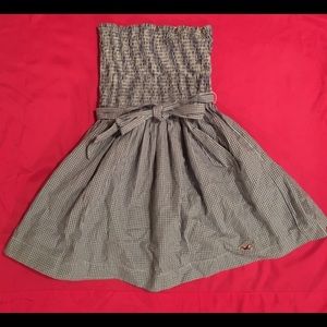 Hollister Blue Gingham Mini Dress