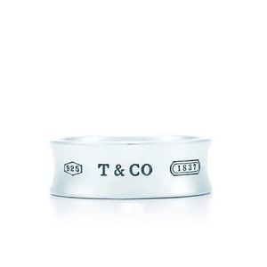 Tiffany and co classic silver ring size 7
