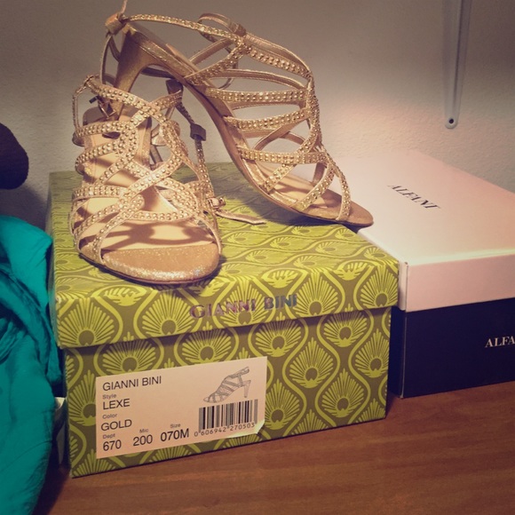 Gold Prom Heels!