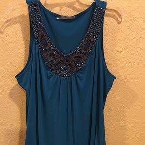 Exquisite beaded tank top 😀