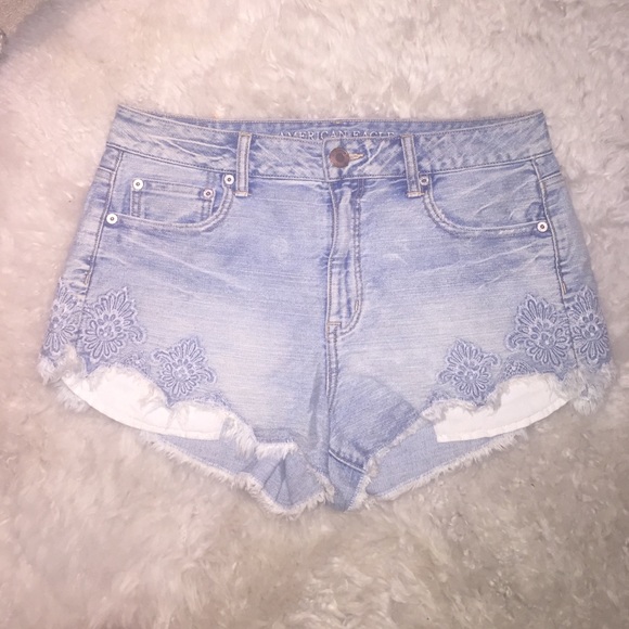 Denim shorts