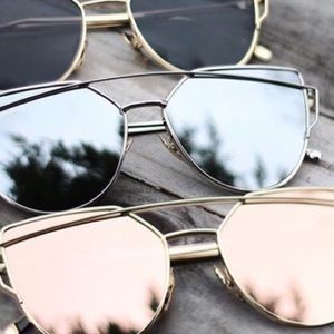 Mirrored cat eyed Sunnies