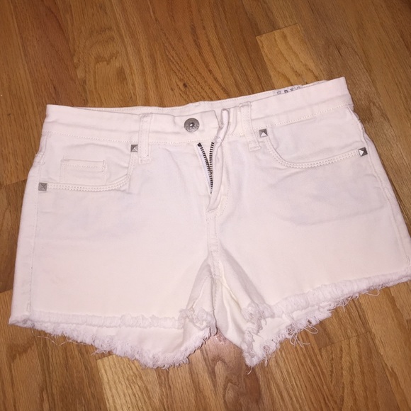 White Jean Shorta