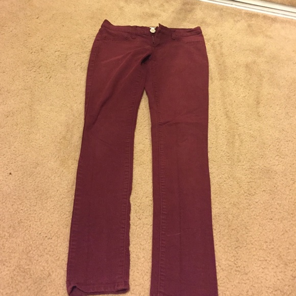 Maroon Jeggings