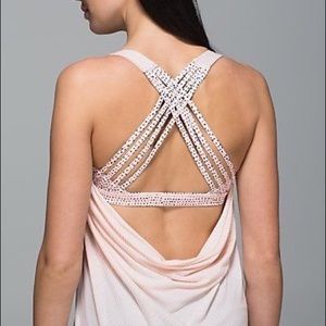 SOLD Lululemon Wild Tank size 4 Heathered Pink