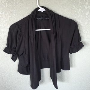 Cropped Feminine Short Sleeve Cardi