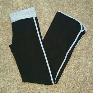 Fold over yoga pants.