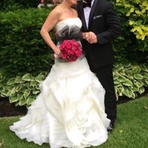 Vera wang from Davids Bridal wedding dress