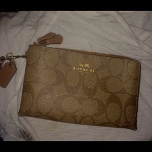 Signature Authentic Coach Wristlet