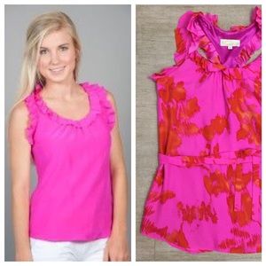 Britt Ryan Silk Racerback Tank Top