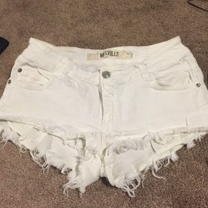 Medium Brandy Melville white shorts.