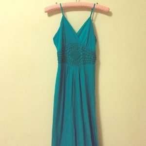 Teal Forever 21 Maxi Dress