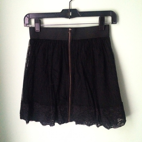 Black Lace Skirt
