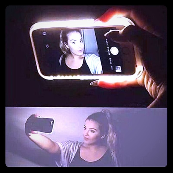 Selfie Light Case Luxury  LED Luminous Back Cover