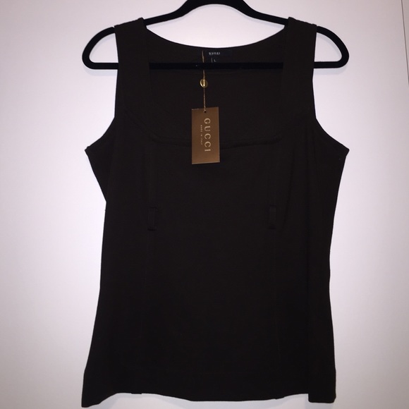 Authentic new with tags brown Gucci top