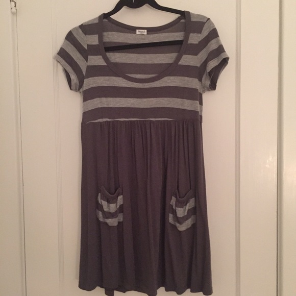 Splendid Empire Waist Striped Mini Dress Size M
