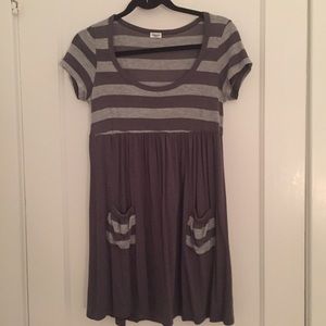 Splendid Empire Waist Striped Mini Dress Size M