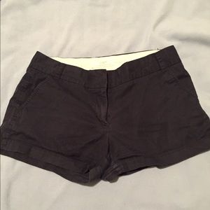 Navy J Crew Shorts Size 8
