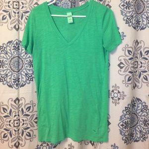 🌞Green V-Neck