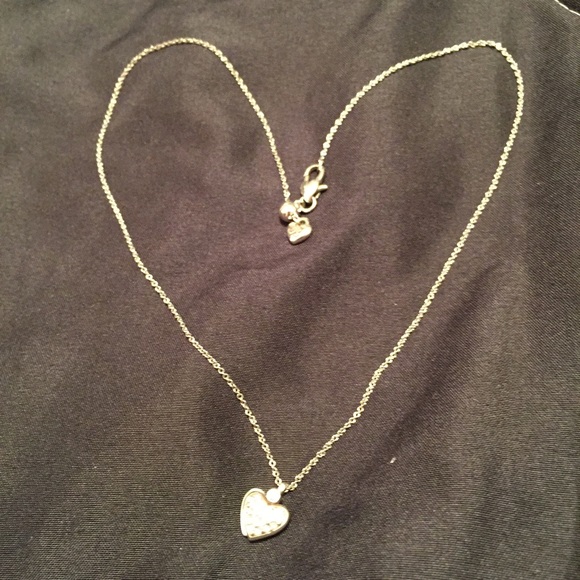Brighton sliding heart charm necklace