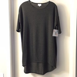 LuLaRoe Irma XXS Dark Gray - BNWT