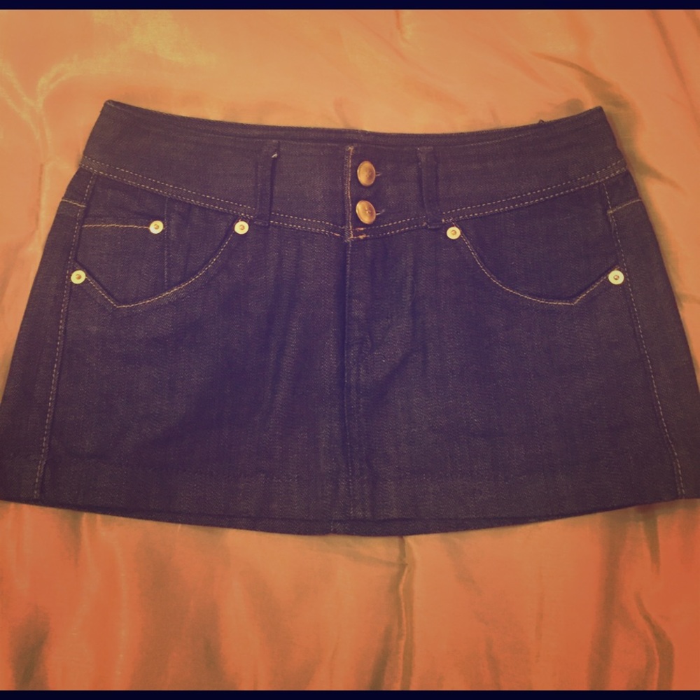 Express NWT Jean mini skirt size 0
