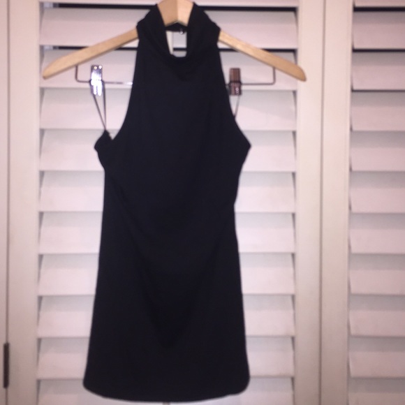 black halter top