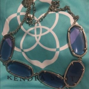 Kendra Scott Noelle necklace in periwinkle