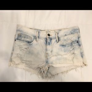 High waisted Abercrombie and Fitch shorts