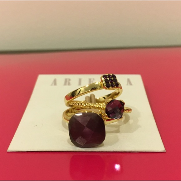 New! 💍 Arielle Stacking Rings - Picture 2 of 4