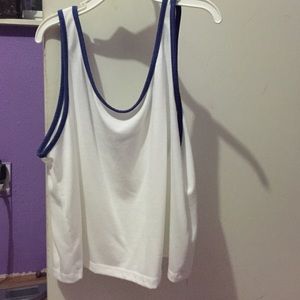 White Topshop crop tank