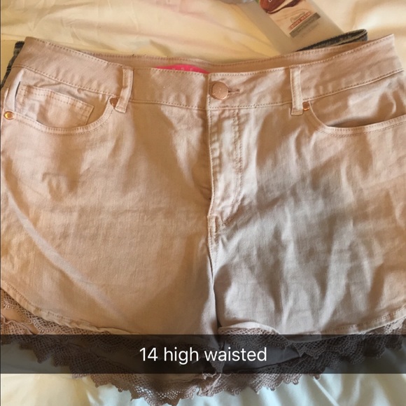 High waisted shorts