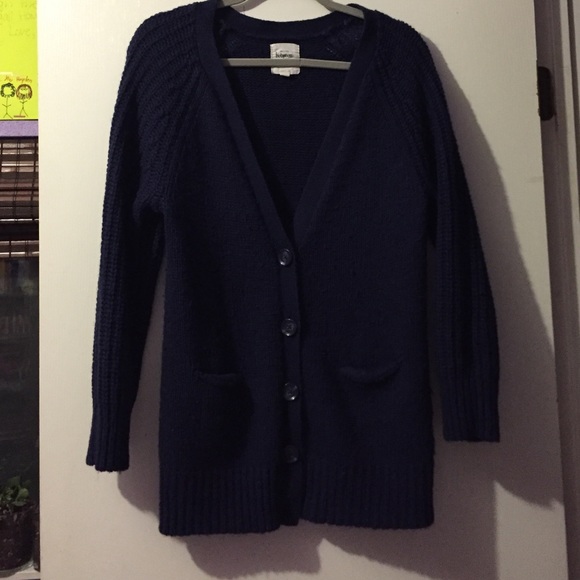Dark Blue Cardigan