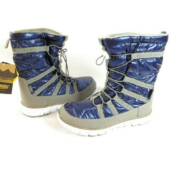 Khombu Alta M Blue Winter Snow Boots