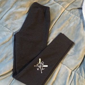 Alaska anchor nautical leggings! NWOT