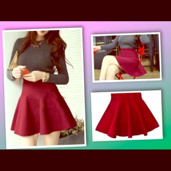 Dresses & Skirts - ⬗ ʜɪɢʜ ᴡᴀɪsᴛ ᴘʟᴇᴀᴛᴇᴅ sᴋᴀᴛᴇʀ ғʟᴀʀᴇᴅ ᴍɪɴɪ sᴋɪʀᴛ ⬖